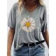 Daisy Delight Oversized Slouchy Pocket T-Shirt