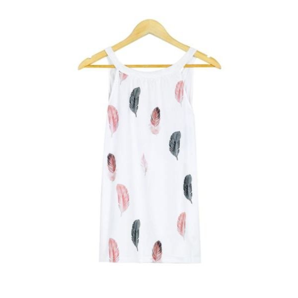 Blow You Away Feather Print Top