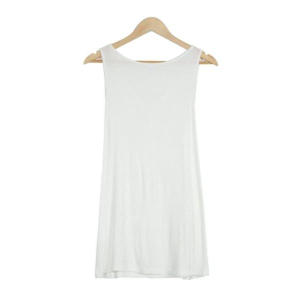 Classy V-Neck Plain Sleeveless Top