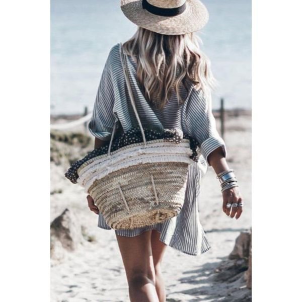 Striped Shirtdress