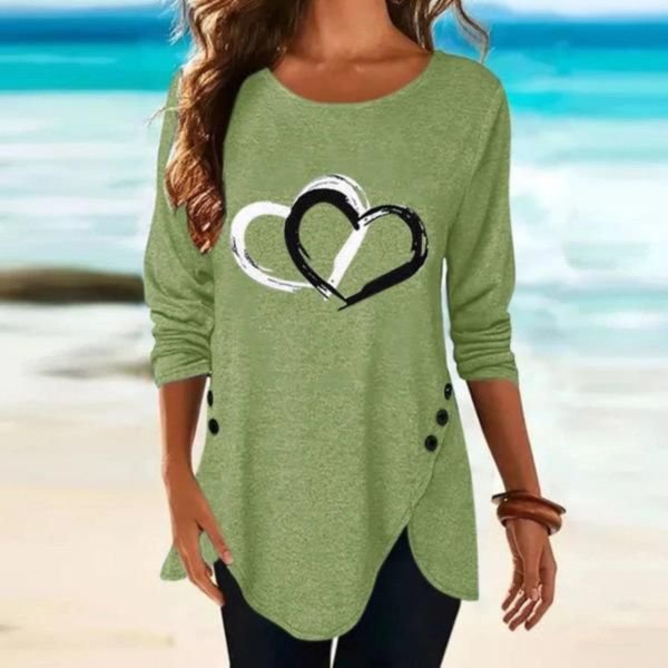 Stealing Hearts Long-Sleeved Top