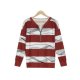 Easy Breezy Striped Zip Pullover