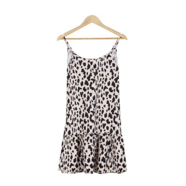 Stylish Leopard Print Mini Dress