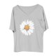 Daisy Delight Oversized Slouchy Pocket T-Shirt